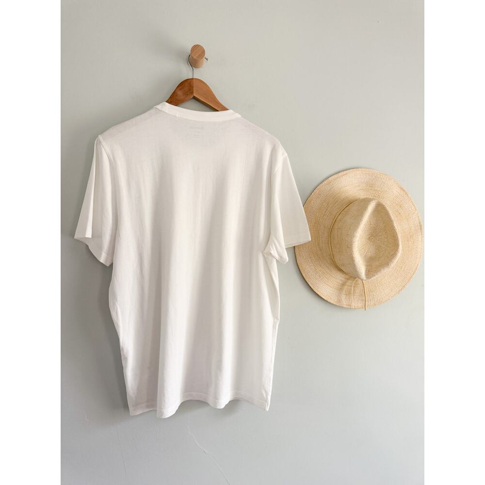 Madewell | NWT Mens Garment Dyed Allday Crewneck Tee White | Sz M - Picture 7 of 7